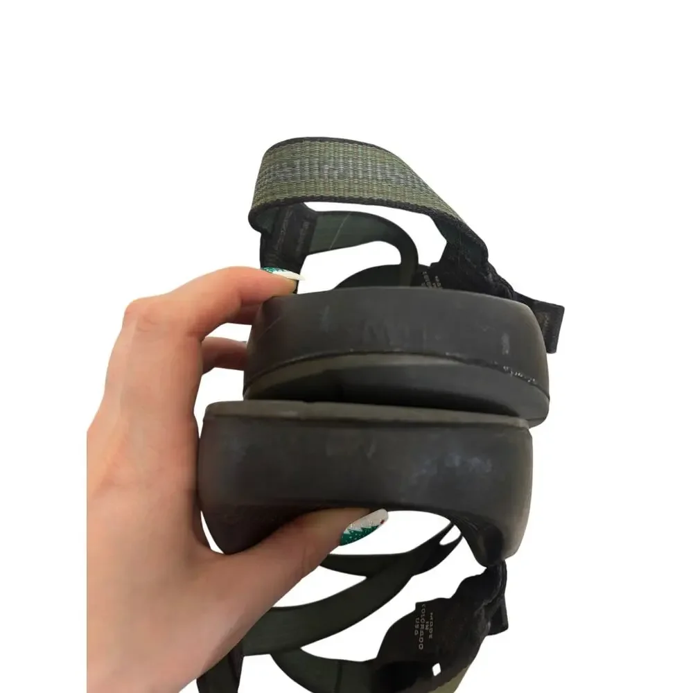 Chaco Sandals Mens 11 Olive Green Z/2 Classic Sport Toe Loop Vibram Adjustable